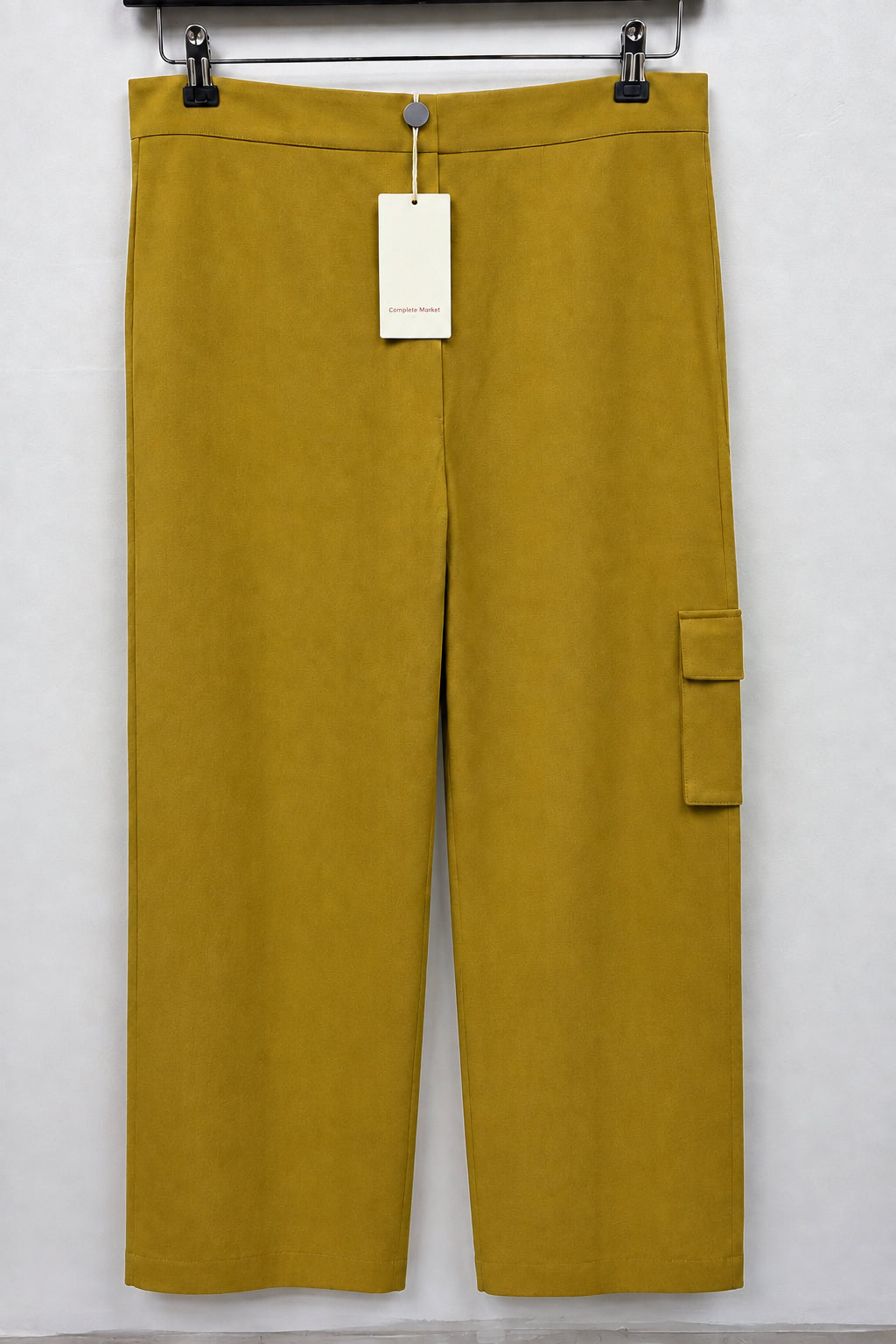 Liviana Conti Mustard Yellow Patch Pocket Trousers – IT 42 — photo 2
