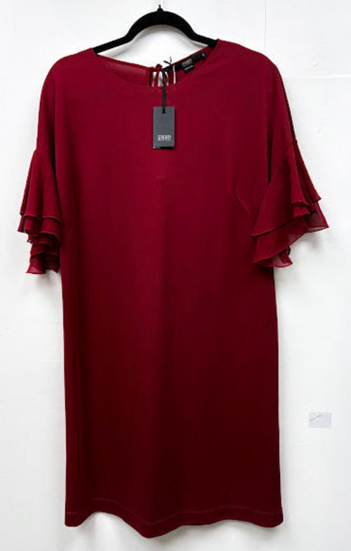 Seventy Burgundy Ruffle Sleeve Dress – IT 46 — photo 2