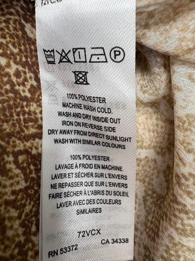 French Connection Snake Print Popover Blouse – S — photo 6