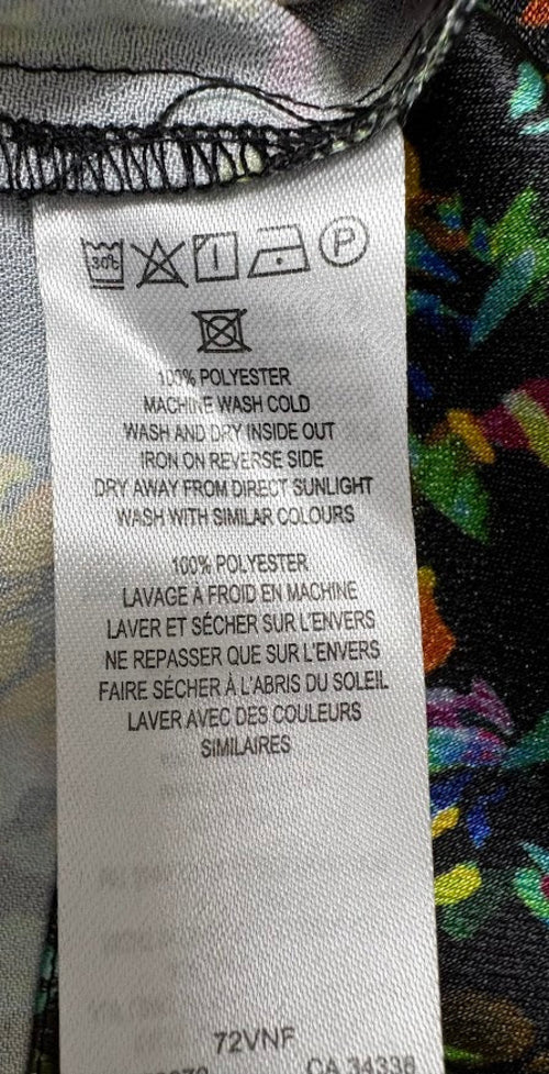 French Connection Blackout Multi Amber Adora Satin Top – UK 10 — photo 6