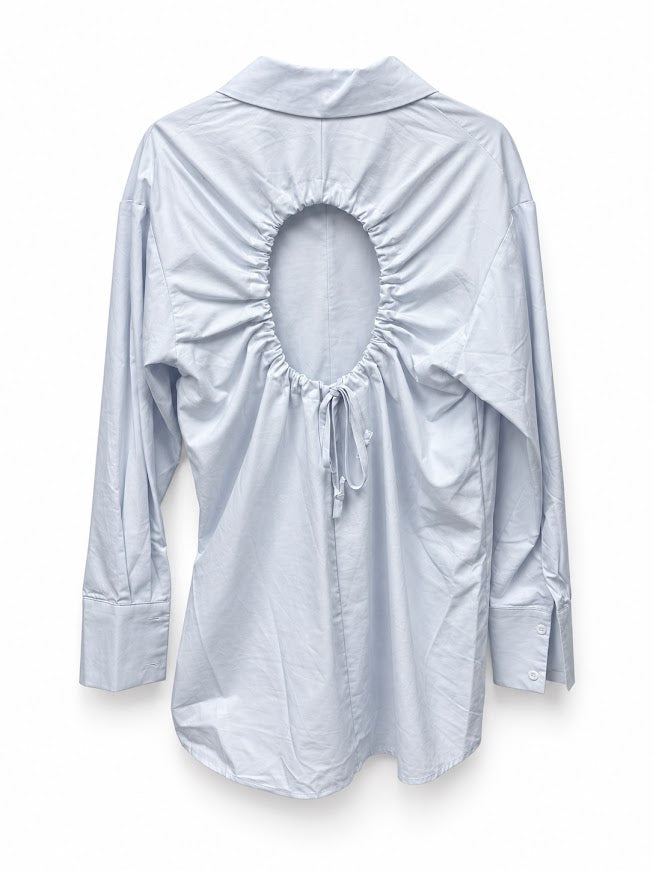 Public Desire White Open Back Shirt Dress – Pdair 102 – UK 12 – product image 3