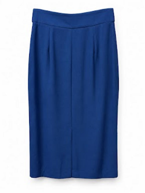 TWINSET Royal Blue Midi Skirt with Heart Detail – Size 42 – product image 3