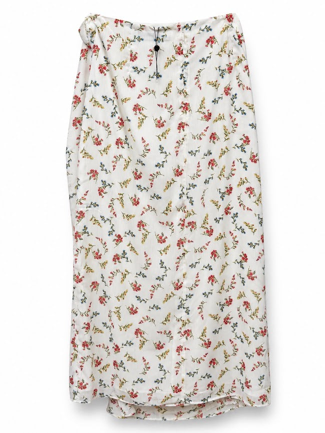 French Connection Summer White Floriana Hallie Crinkle Skirt – product image 2