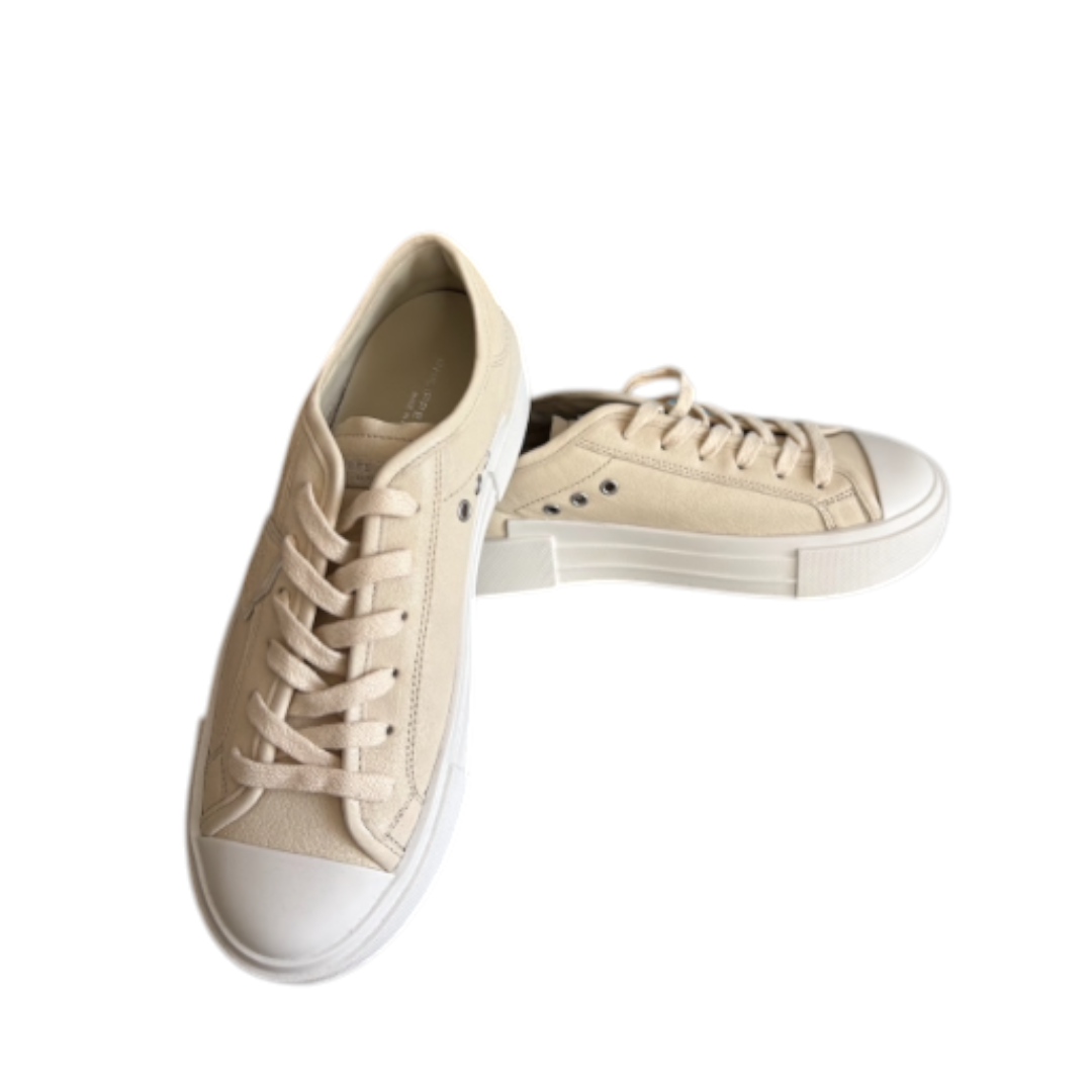 Side view — Philippe Model PDLD W002 Paris Haute Low Woman Sneakers – Lait/Ecru - UK 6.