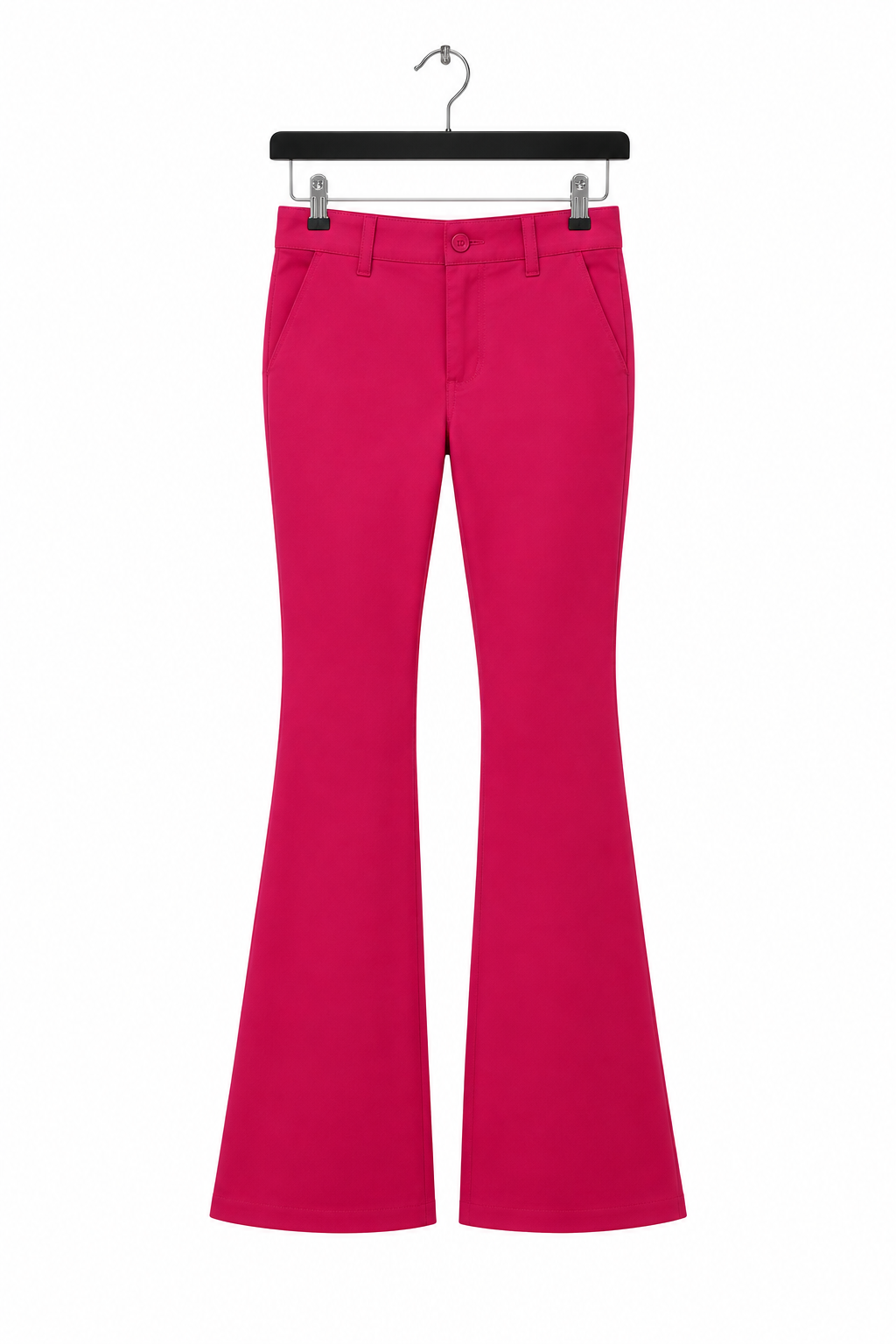 Back view — Blugirl Blumarine Cherry Flared Trousers – UK 10.