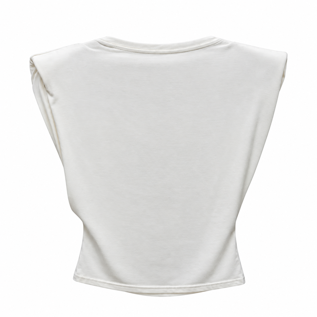 Back view — Dorothy Perkins Cream Cowl-Neck Top – UK 14