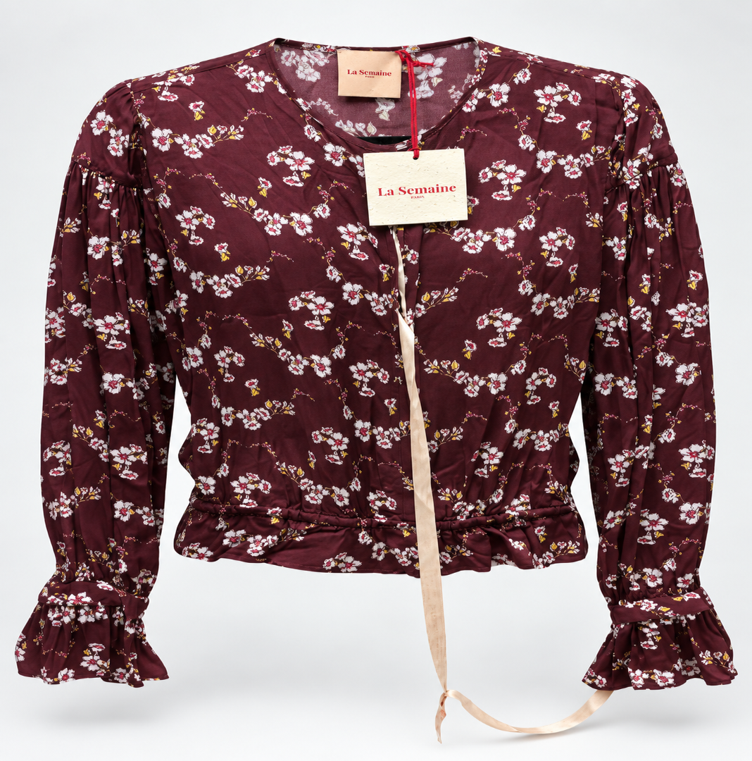 La Semaine Paris Bordeaux Floral SHIRIN Blouse – FR 36 — photo 3
