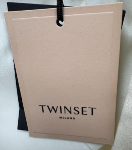Twinset Milano White Sleeveless Gilet with Front Pockets – IT 42 — photo 4
