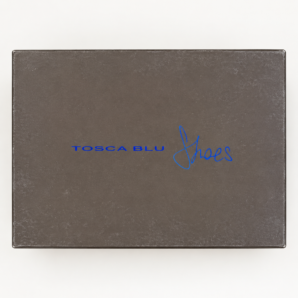 Branded box lid — Tosca Blu Antique Gold Fringed Chain-Detail Block-Heeled Shoes – EU 40.