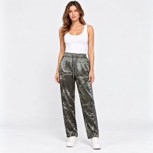 Red Valentino Grey Trousers with Drawstring Waist – IT 44 – product image 1