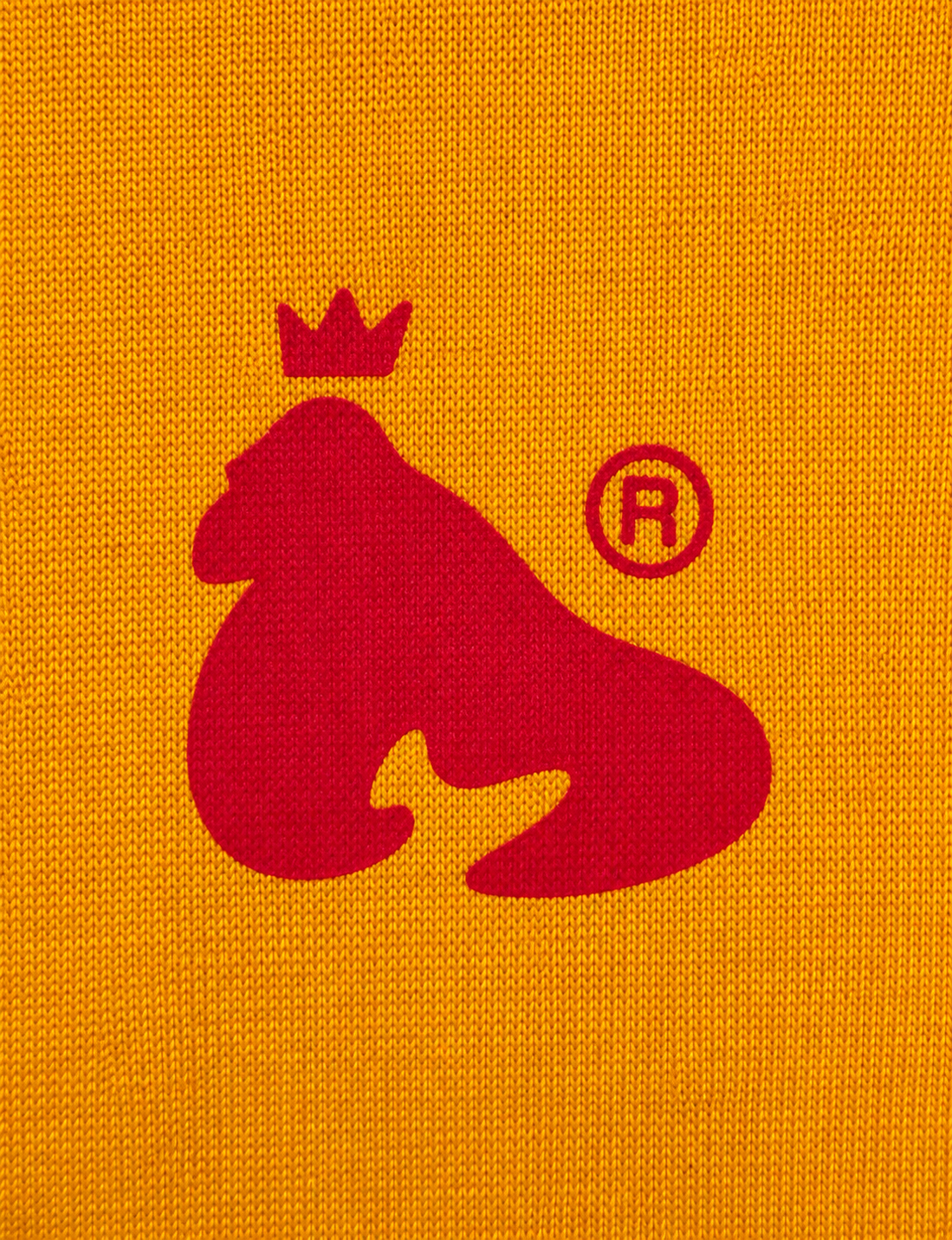 Design detail close-up — Money Orange Colour Pack Crew Sweatshirt – Size M.