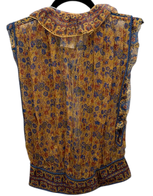 Dsquared2 Multicolour Paisley-Print Silk Sleeveless Blouse – IT 38 — photo 4