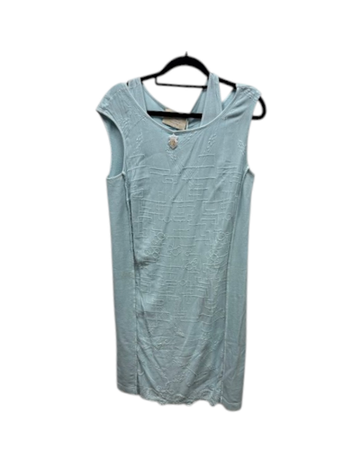 Elisa Cavaletti Acqua-Green Textured Dress – IT 42 / S / UK 8 — photograph 3