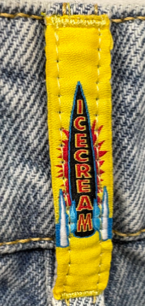 ICECREAM Running Dog Light Wash Blue Denim Jeans – W32