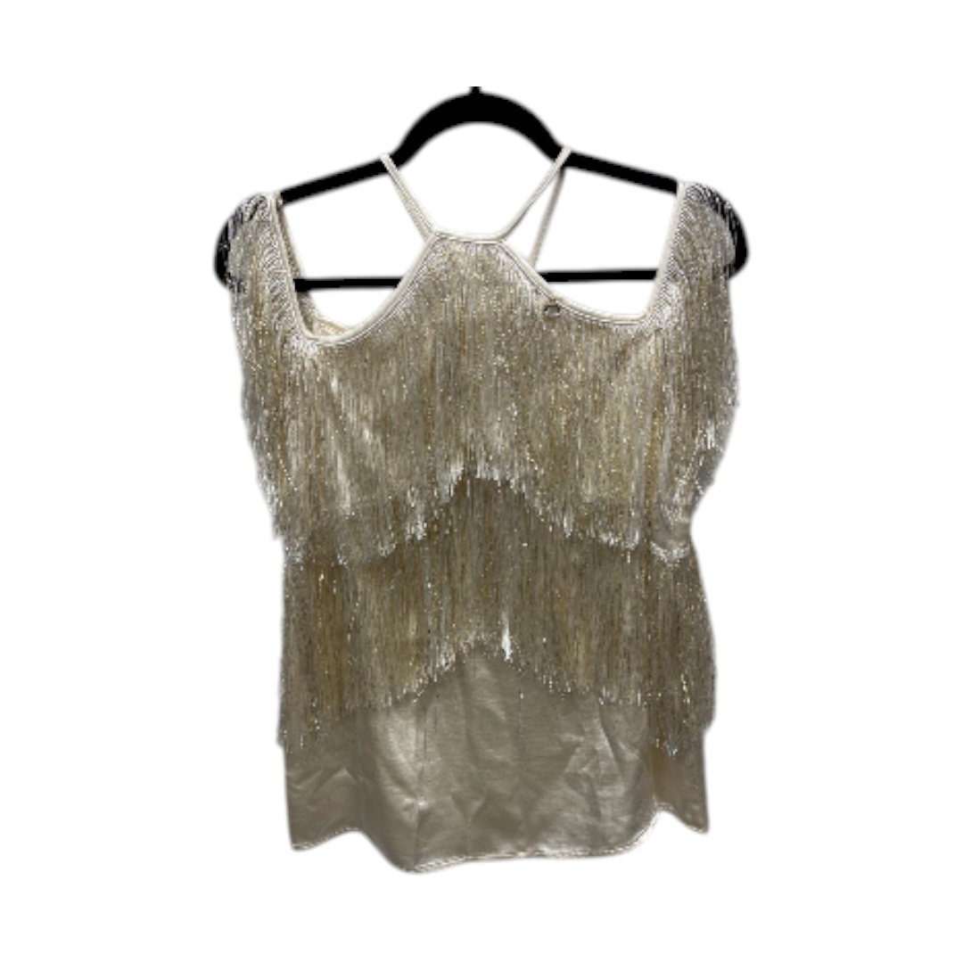Relish Ivory Metallic Fringe Camisole Top – IT 44 – product image 3