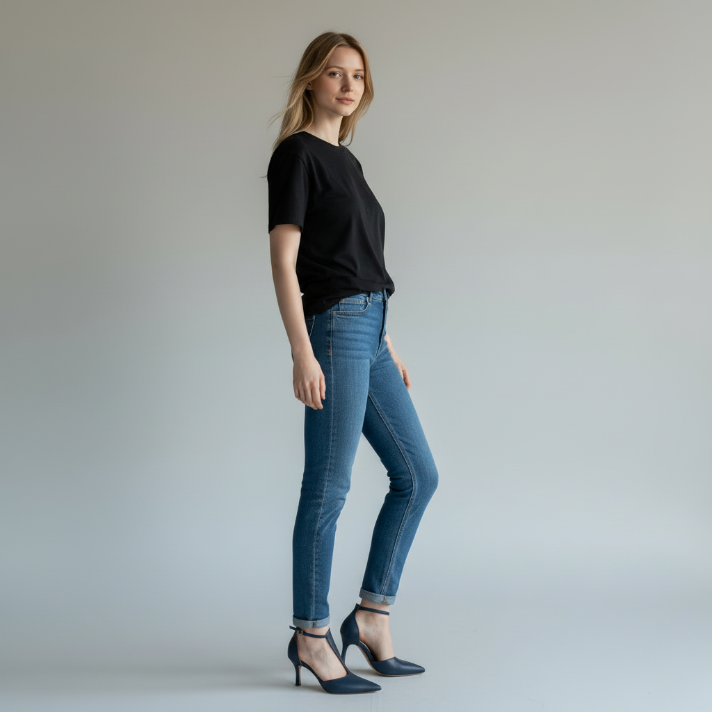 Noa A. Blue Gabry Pointed-Toe Heels – product image 2 of 6